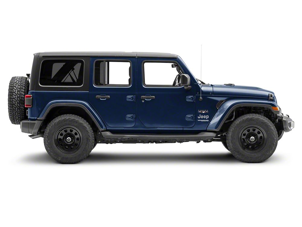 Jeep Licensed by RedRock Sahara Logo; Dark (87-18 Jeep Wrangler YJ, TJ & JK)