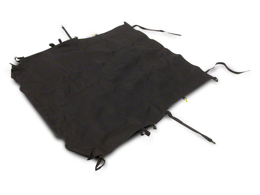 RedRock Extended Bikini Top; Black Diamond (07-10 Jeep Wrangler JK 2-Door)