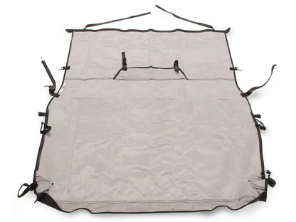 RedRock Extended Bikini Top; Black Diamond (07-10 Jeep Wrangler JK 2-Door)