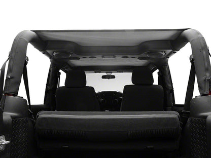 RedRock Extended Bikini Top; Black Diamond (11-18 Jeep Wrangler JK 2-Door)