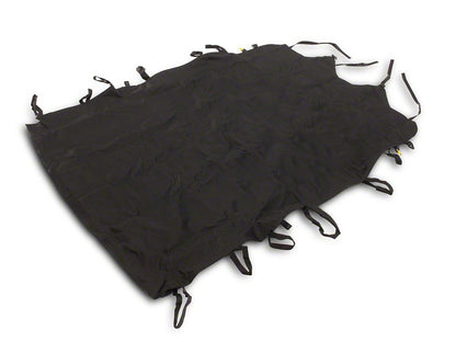 RedRock Extended Bikini Top; Black Diamond (07-10 Jeep Wrangler JK 4-Door)