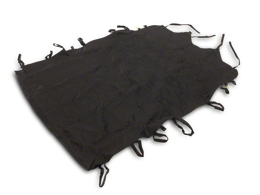 RedRock Extended Bikini Top; Black Diamond (07-10 Jeep Wrangler JK 4-Door)