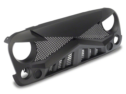 RedRock Hawk Grille; Matte Black (07-18 Jeep Wrangler JK)