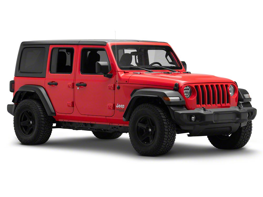RedRock Fender Flare Extensions (18-25 Jeep Wrangler JL, Excluding Rubicon)