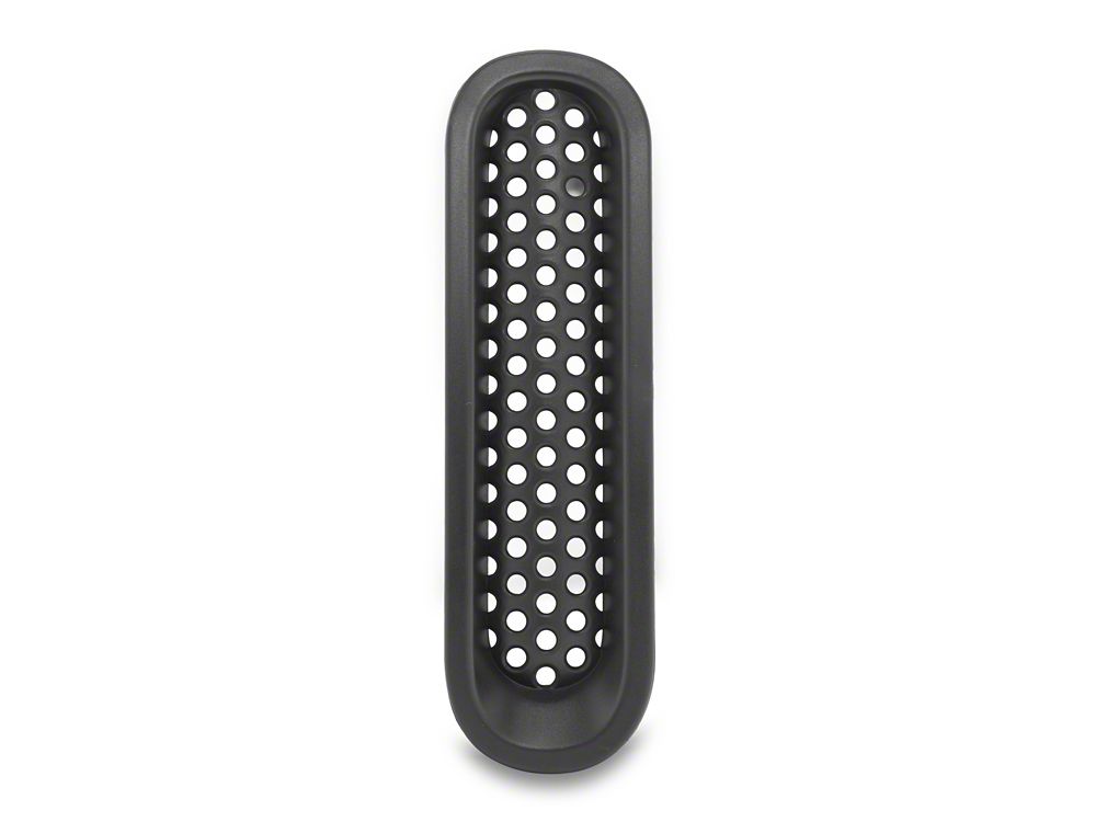 RedRock Mesh Grille Inserts; Matte Black (07-18 Jeep Wrangler JK)