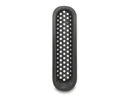 RedRock Mesh Grille Inserts; Matte Black (07-18 Jeep Wrangler JK)