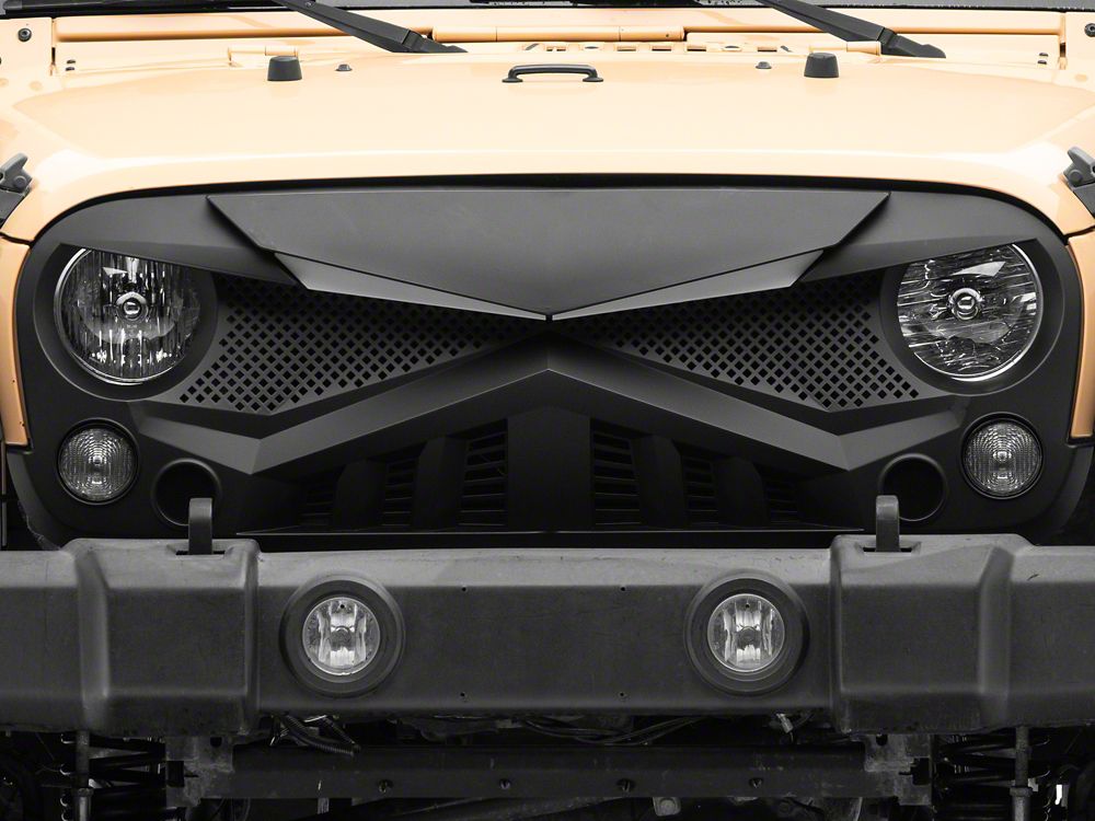 RedRock Hawk Grille with LED Lighting (07-18 Jeep Wrangler JK)
