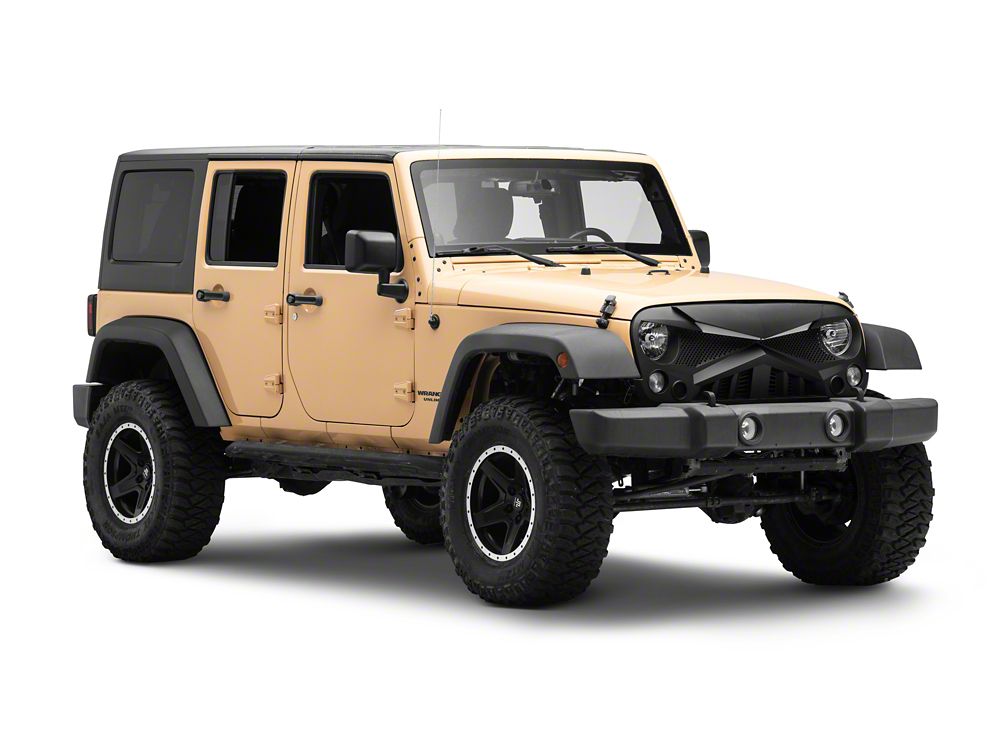 RedRock Hawk Grille with LED Lighting (07-18 Jeep Wrangler JK)