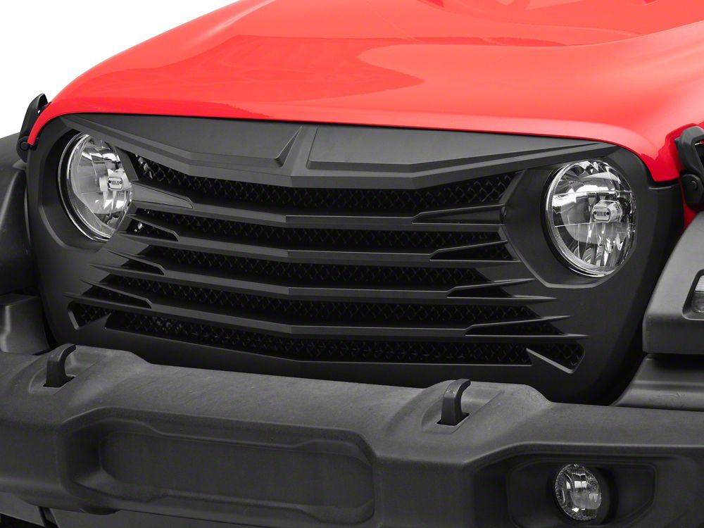 RedRock Tomahawk Grille with LED Lighting (18-25 Jeep Wrangler JL)