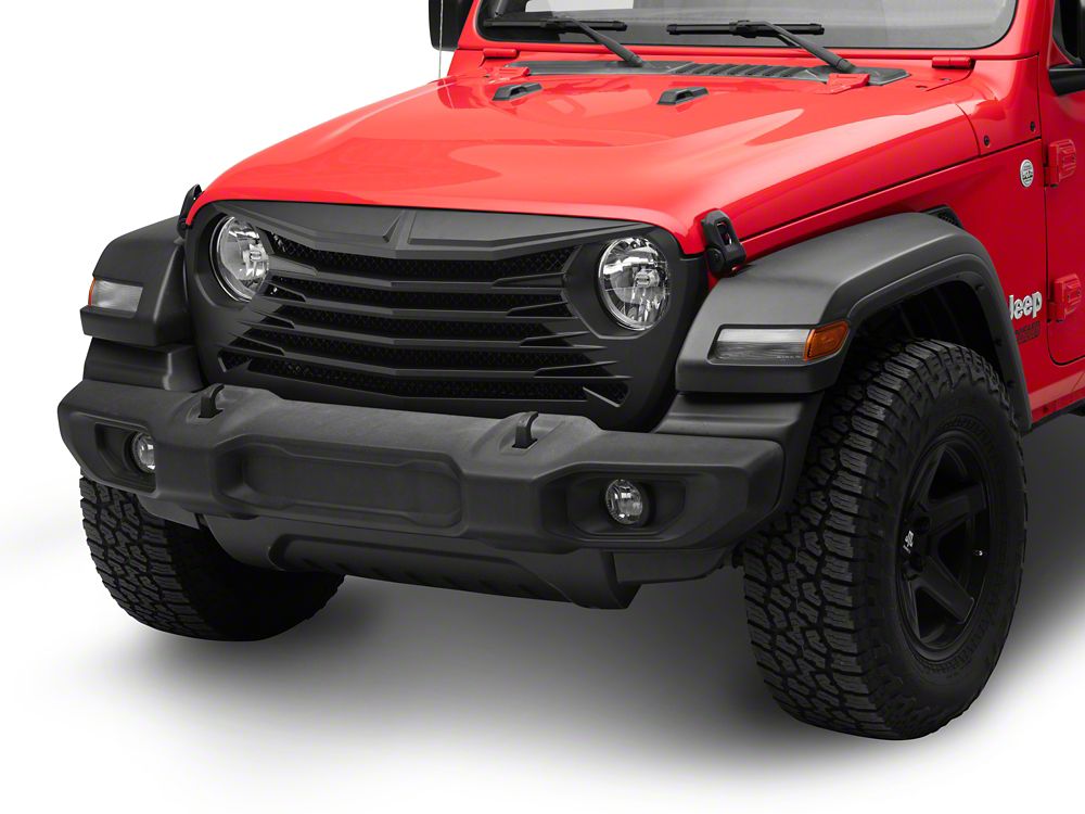 RedRock Tomahawk Grille with LED Lighting (18-25 Jeep Wrangler JL)