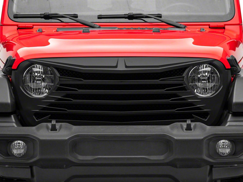 RedRock Tomahawk Grille with LED Lighting (18-25 Jeep Wrangler JL)
