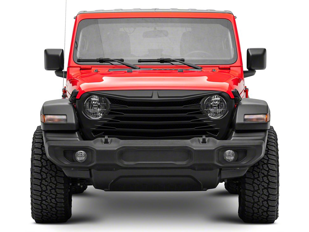 RedRock Tomahawk Grille with LED Lighting (18-25 Jeep Wrangler JL)