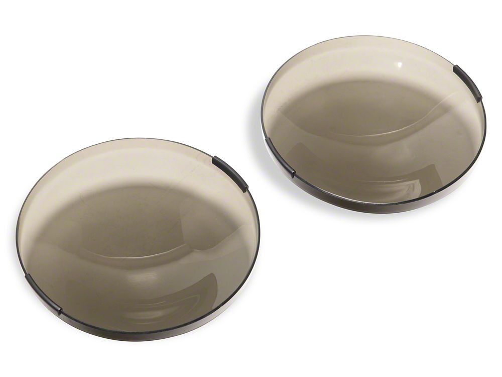 RedRock Headlight Covers; Smoked (18-25 Jeep Wrangler JL)