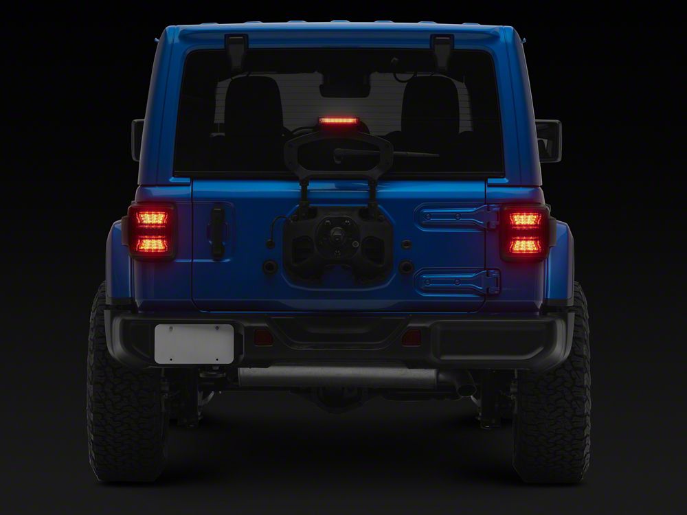 RedRock Third Brake Light Cover; Smoked (18-25 Jeep Wrangler JL)