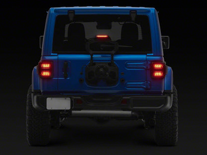 RedRock Third Brake Light Cover; Smoked (18-25 Jeep Wrangler JL)
