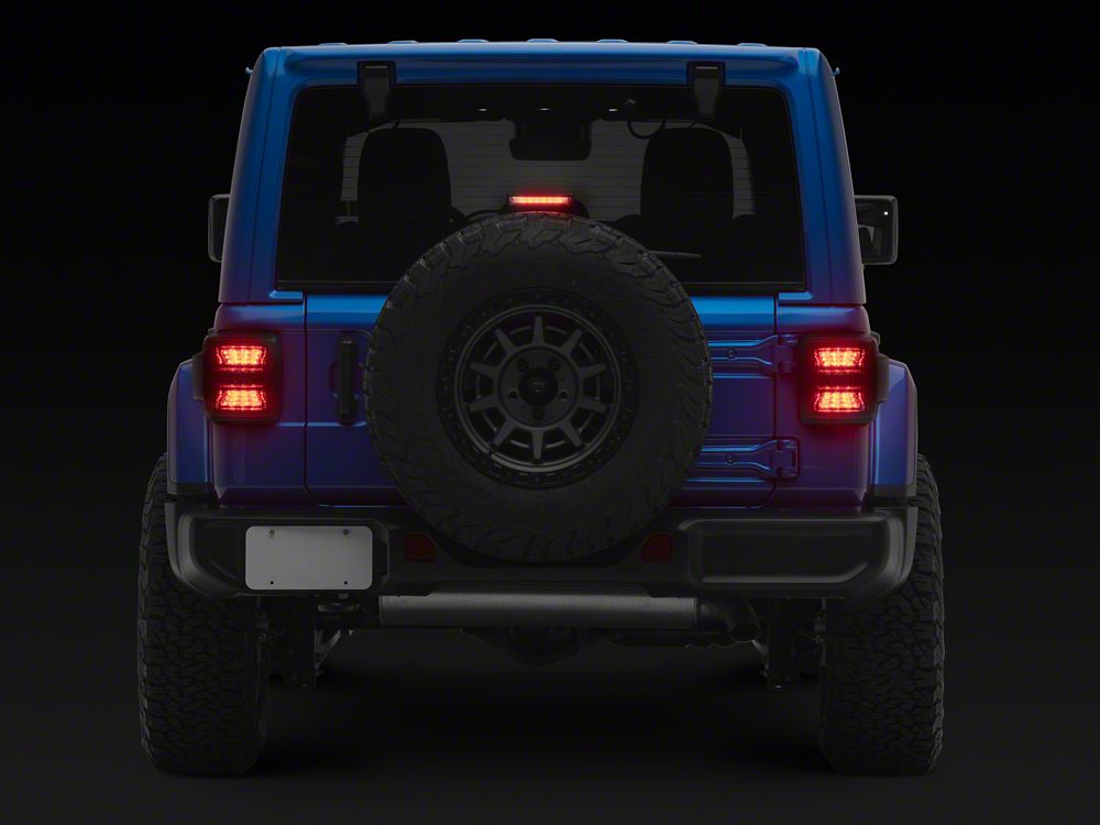 RedRock Third Brake Light Cover; Smoked (18-25 Jeep Wrangler JL)