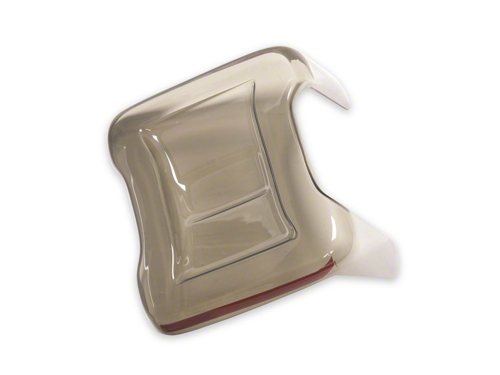 RedRock Tail Light Covers; Smoked (18-25 Jeep Wrangler JL w/ Factory LED Tail Lights)