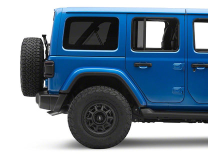 RedRock Tail Light Covers; Smoked (18-25 Jeep Wrangler JL w/ Factory LED Tail Lights)
