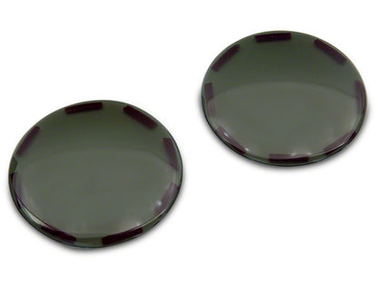 RedRock Fog Light Covers; Smoked (18-25 Jeep Wrangler JL Sport)