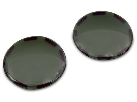 RedRock Fog Light Covers; Smoked (18-25 Jeep Wrangler JL Sport)