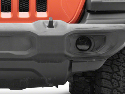 RedRock Fog Light Covers; Smoked (18-25 Jeep Wrangler JL Sport)
