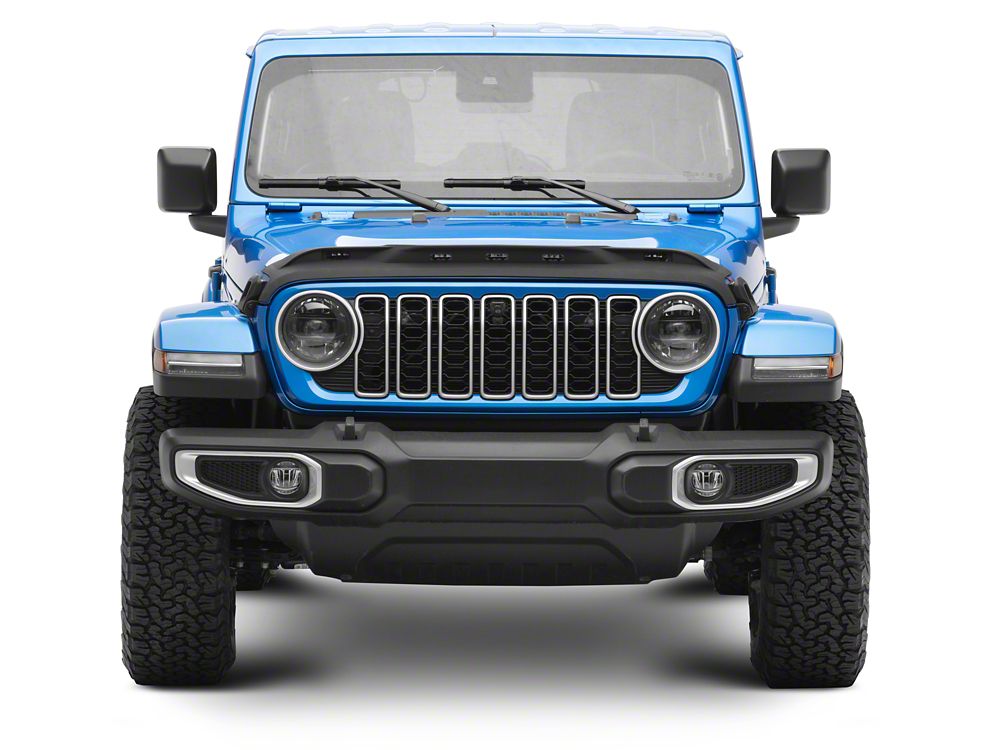 RedRock Hood Guard with LED Lighting (18-25 Jeep Wrangler JL, Excluding Rubicon 392)