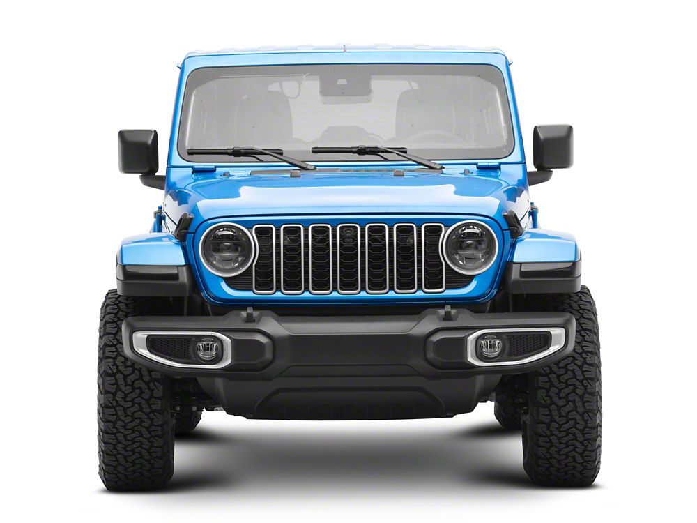 RedRock Fender Turn Signal Light Covers; Smoked (18-25 Jeep Wrangler JL w/ LED Fender Lights)