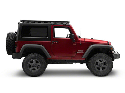 RedRock Multi-Function Platform Style Aluminum Roof Rack (07-18 Jeep Wrangler JK w/ OE Hard Top)