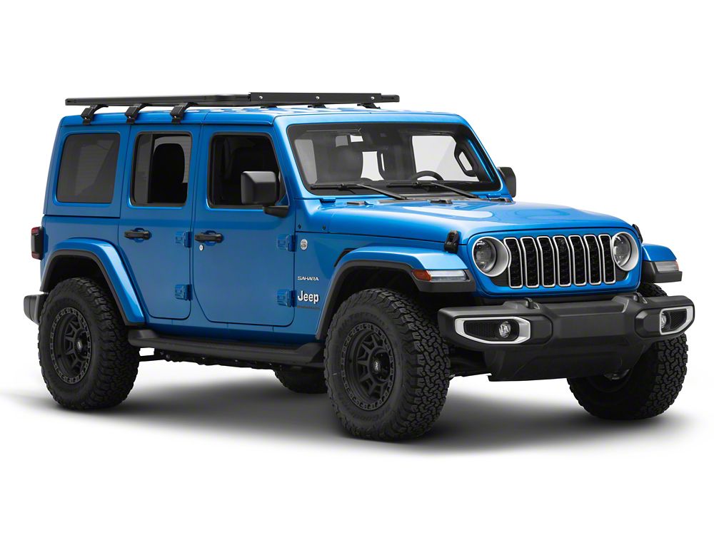 RedRock Multi-Function Platform Style Aluminum Roof Rack (18-25 Jeep Wrangler JL w/ OE Hard Top)