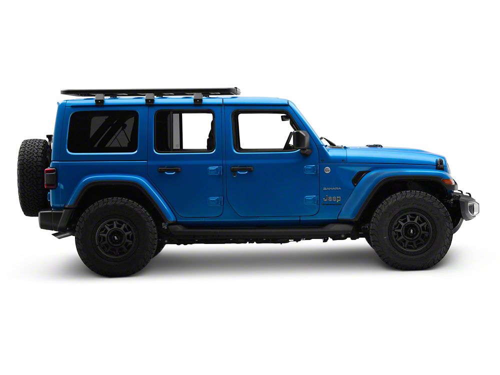 RedRock Multi-Function Platform Style Aluminum Roof Rack (18-25 Jeep Wrangler JL w/ OE Hard Top)