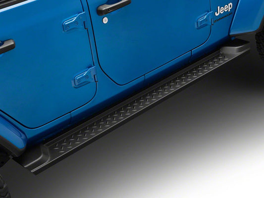 RedRock Heavy Duty Steel OE Style Side Step Bars (18-25 Jeep Wrangler JL 4-Door)