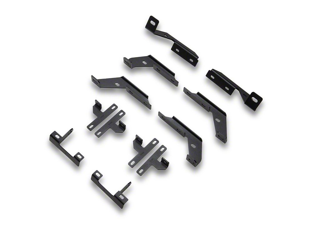 RedRock Heavy Duty Steel OE Style Side Step Bars (18-25 Jeep Wrangler JL 4-Door)