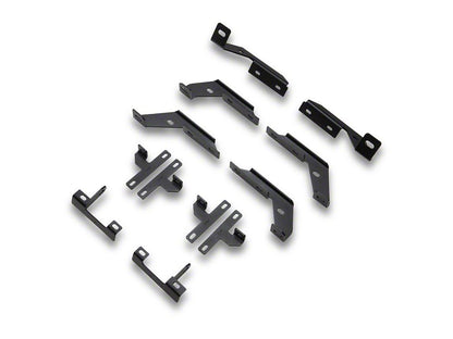 RedRock Heavy Duty Steel OE Style Side Step Bars (18-25 Jeep Wrangler JL 4-Door)