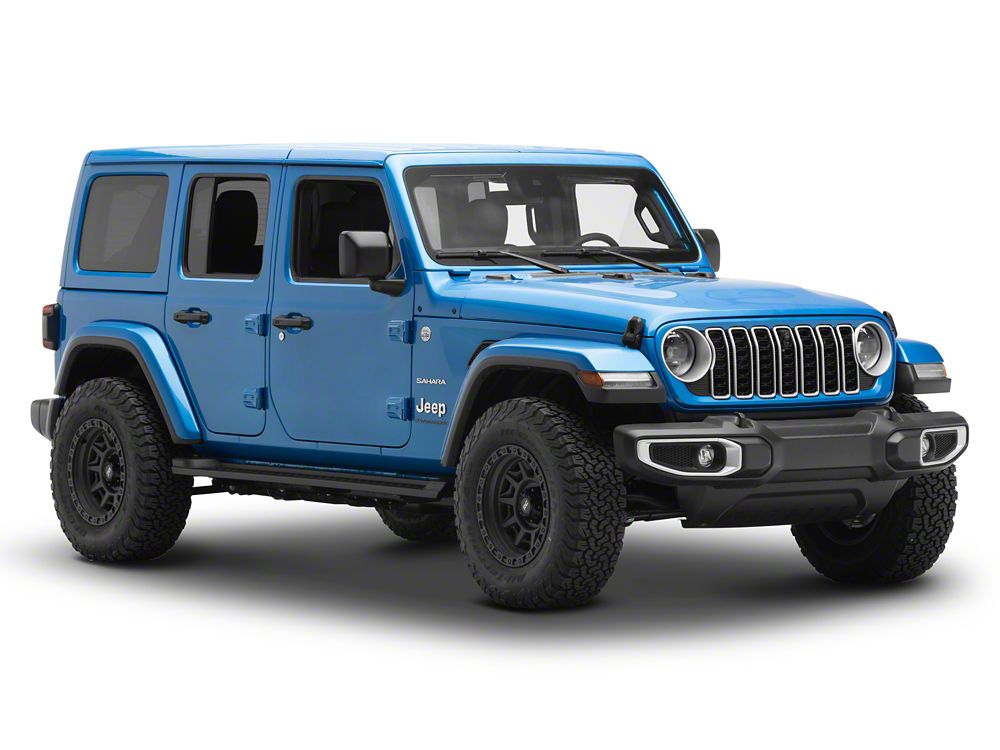RedRock Heavy Duty Steel OE Style Side Step Bars (18-25 Jeep Wrangler JL 4-Door)