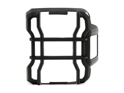 RedRock ABS Tail Light Guard; Textured Black (18-25 Jeep Wrangler JL w/ Factory LED Tail Lights)