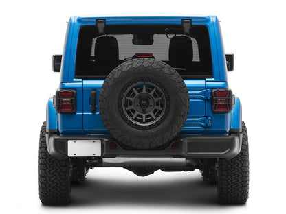 RedRock ABS Tail Light Guard; Textured Black (18-25 Jeep Wrangler JL w/ Factory LED Tail Lights)