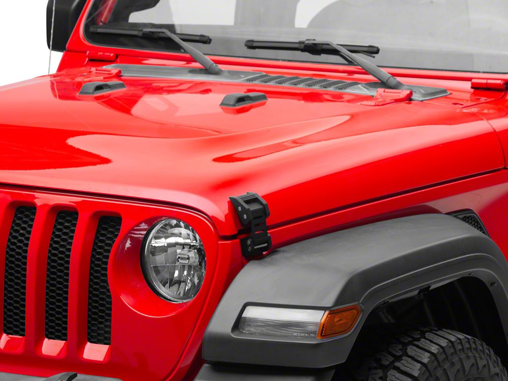 RedRock Billet Hood Catch Kit (07-25 Jeep Wrangler JK & JL)