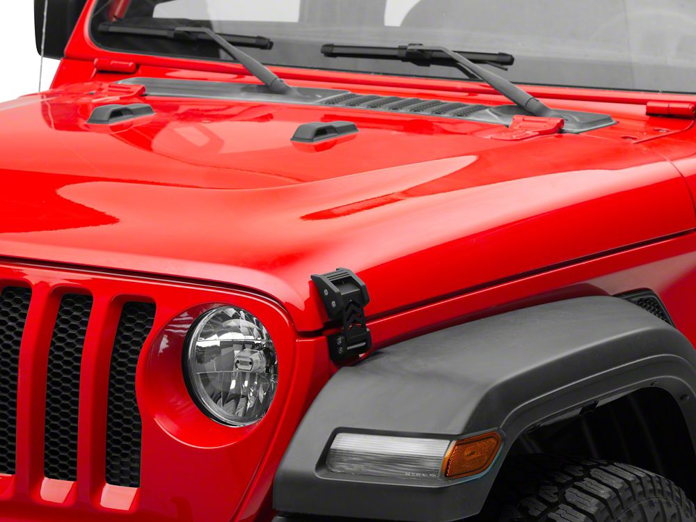 RedRock Billet Hood Catch Kit (07-25 Jeep Wrangler JK & JL)