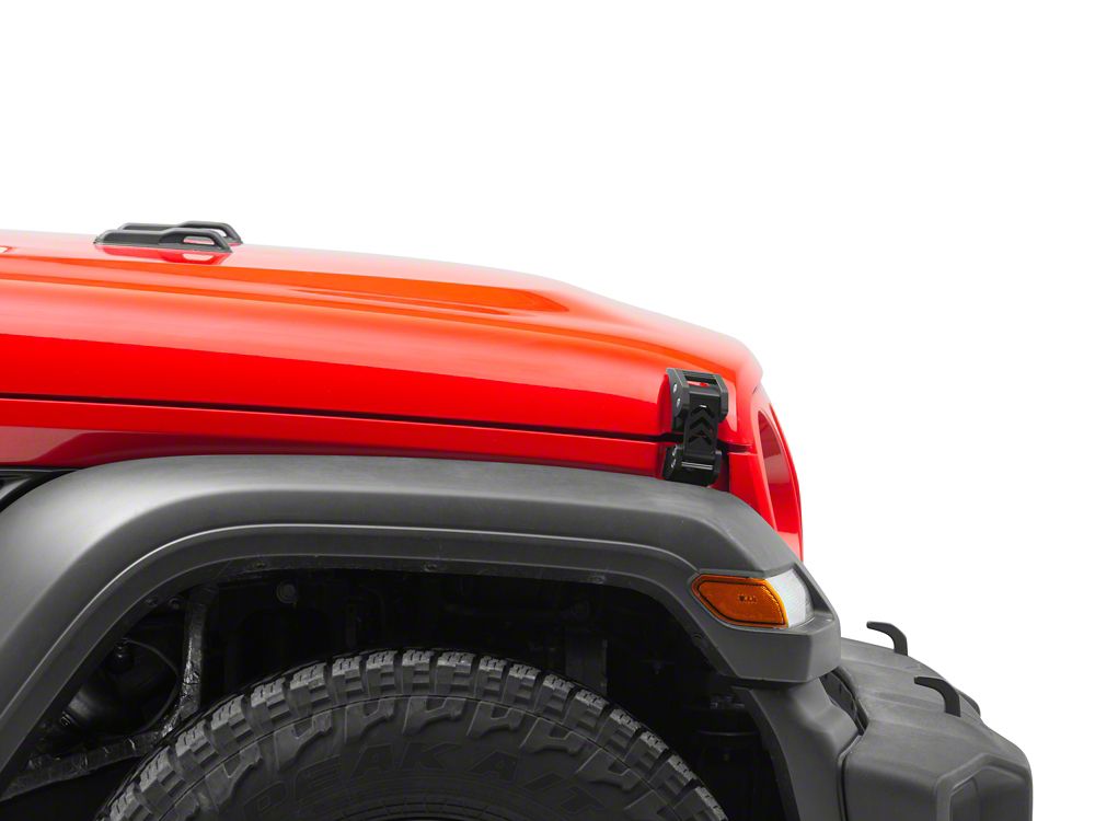 RedRock Billet Hood Catch Kit (07-25 Jeep Wrangler JK & JL)