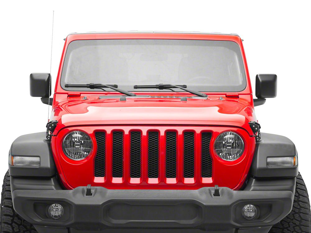 RedRock Billet Hood Catch Kit (07-25 Jeep Wrangler JK & JL)