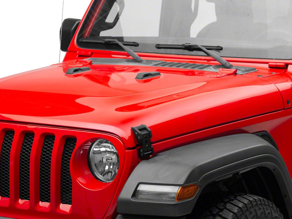 RedRock Billet Hood Catch Kit (07-25 Jeep Wrangler JK & JL)