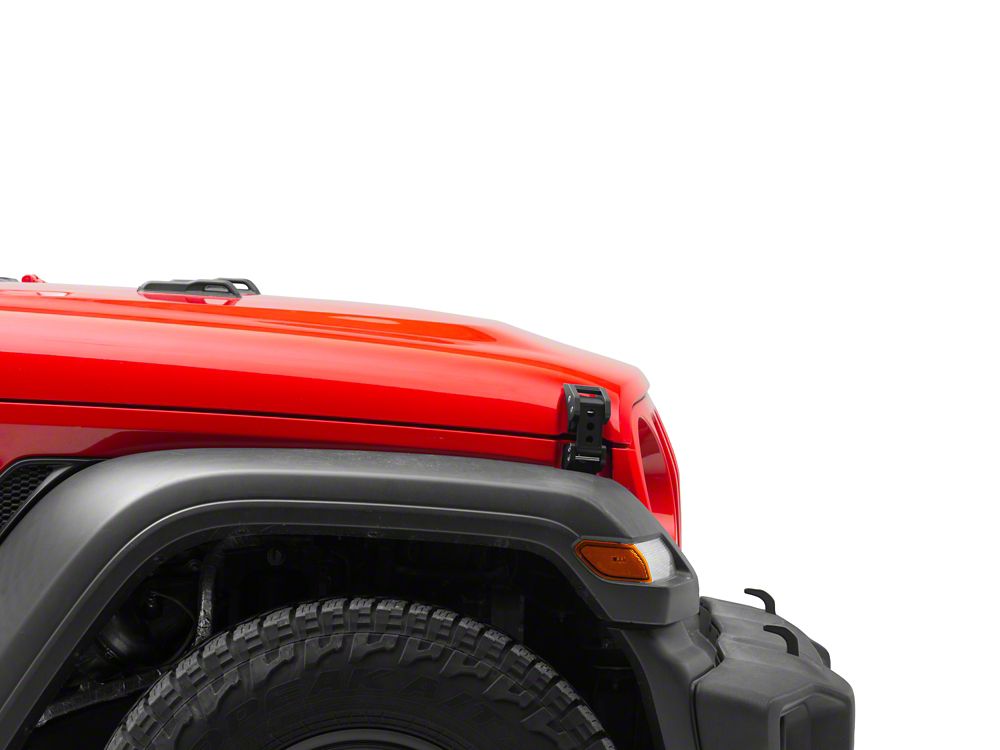 RedRock Billet Hood Catch Kit (07-25 Jeep Wrangler JK & JL)