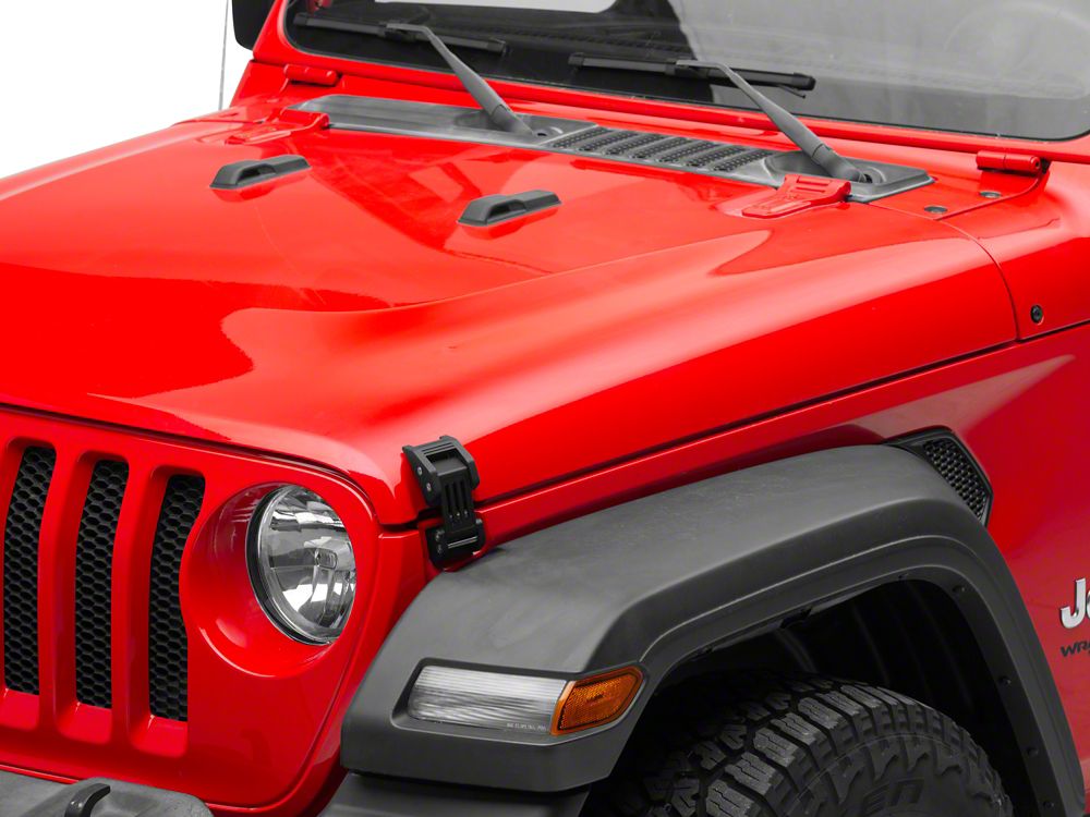 RedRock Billet Hood Catch Kit (07-25 Jeep Wrangler JK & JL)