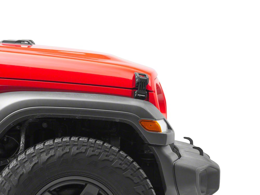 RedRock Billet Hood Catch Kit (07-25 Jeep Wrangler JK & JL)