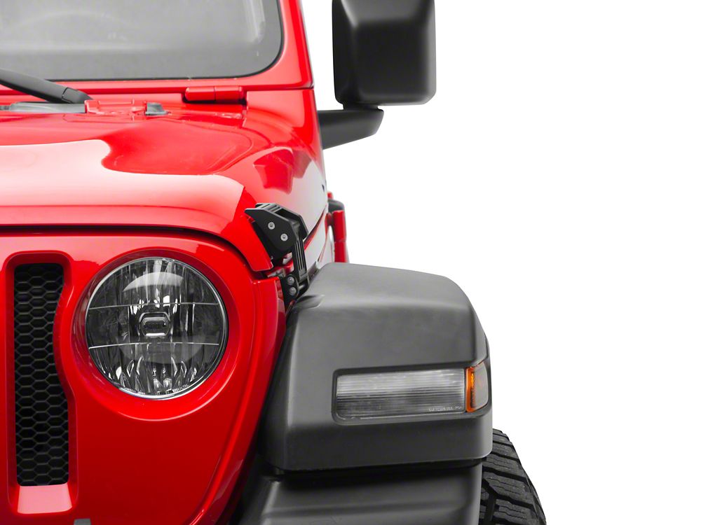 RedRock Billet Hood Catch Kit (07-25 Jeep Wrangler JK & JL)