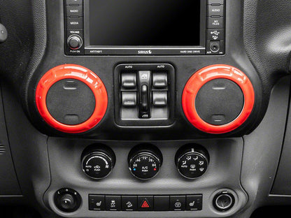 RedRock Interior Trim Kit; Red (11-18 Jeep Wrangler JK)