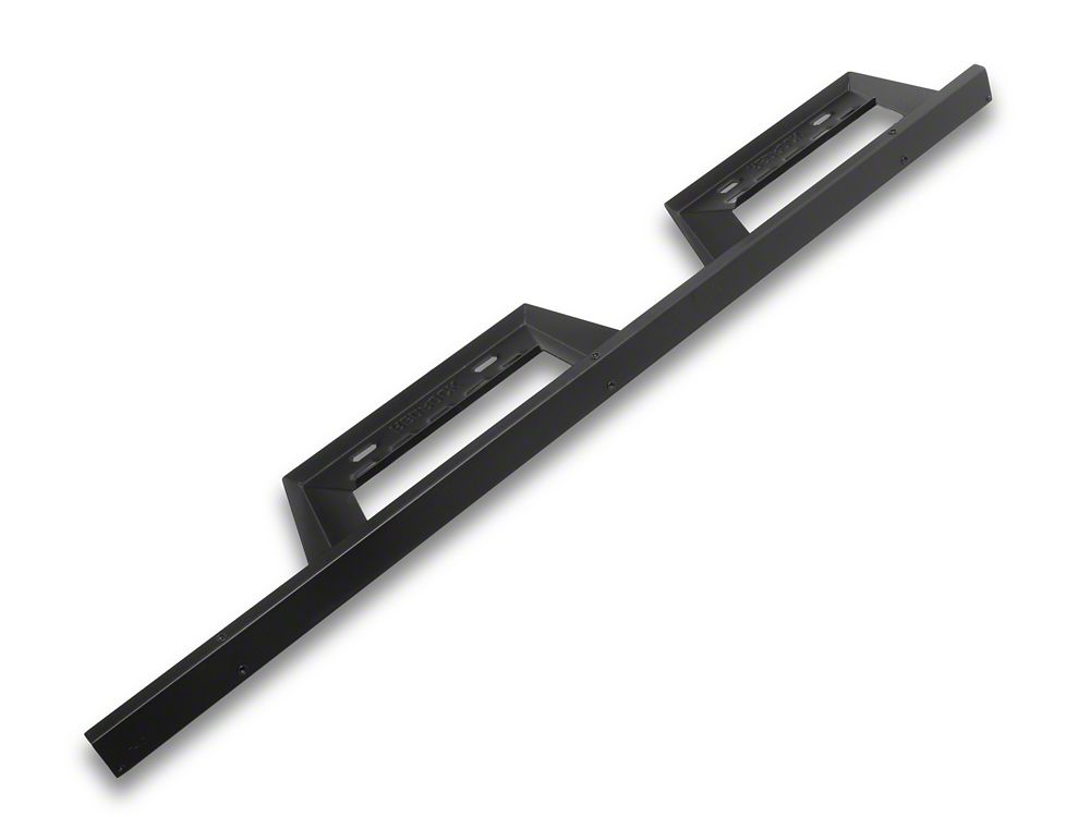RedRock 4-Inch Drop TC1 Running Boards; Textured Black (18-25 Jeep Wrangler JL 4-Door)