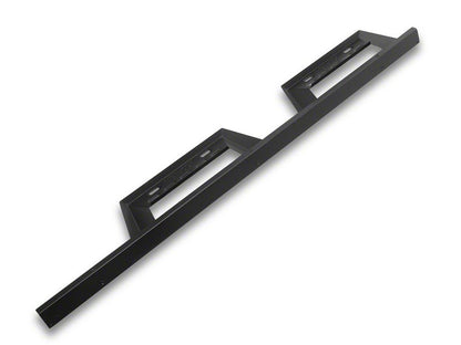 RedRock 4-Inch Drop TC1 Running Boards; Textured Black (18-25 Jeep Wrangler JL 4-Door)