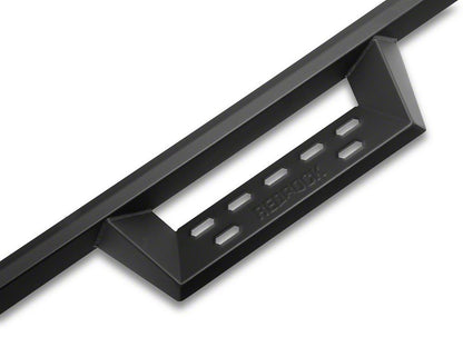 RedRock 4-Inch Drop TC1 Running Boards; Textured Black (18-25 Jeep Wrangler JL 4-Door)