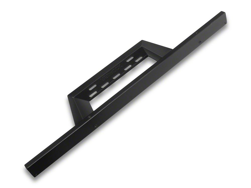 RedRock 4-Inch Drop TC1 Running Boards; Textured Black (18-25 Jeep Wrangler JL 2-Door)